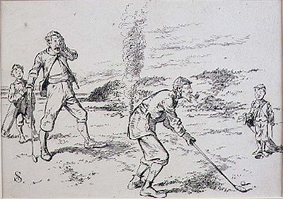 The Absent Minded Golfer, ilustrace z časopisu 