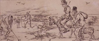 The Difficult Putt, ilustrace z časopisu 