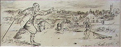 The Furious Golfer, ilustrace z časopisu 