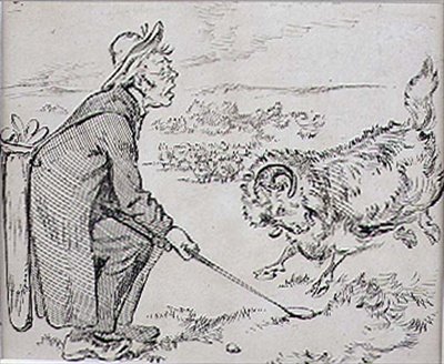 The Surprised Golfer, ilustrace z časopisu 