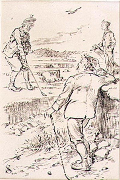 The Winning Golfer, ilustrace z časopisu 