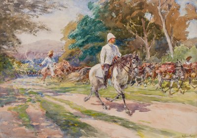Koloniální důstojník, možná Haiti, kolem roku 1900 od Henry Sandham