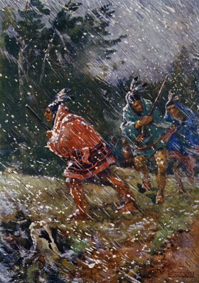 Lov v těžkém počasí od Henry Sandham