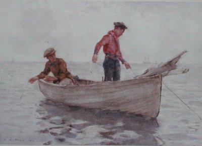 Kluci loví z Newlynu od Henry Scott Tuke