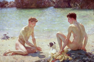 Soudruzi, 1924 od Henry Scott Tuke