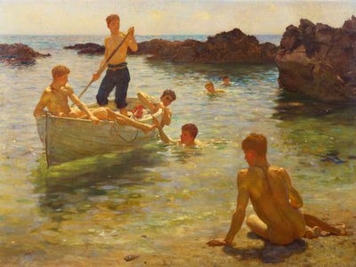 Ranní nádhera, 1922 od Henry Scott Tuke