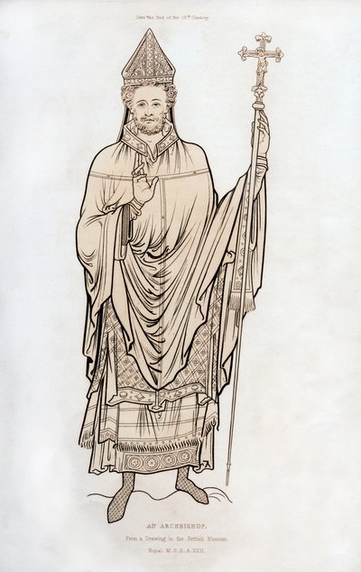 Arcibiskup, konec 12. století, 1843. od Henry Shaw