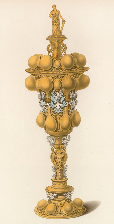 Pohár ve sbírce Jejího Veličenstva, hrad Windsor, c 1540 od Henry Shaw