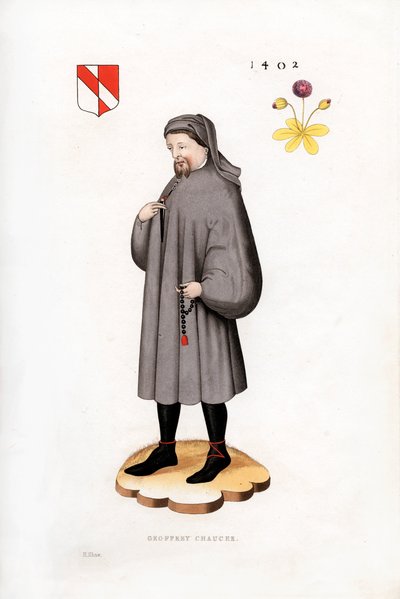 Geoffrey Chaucer, 1402, 1843. od Henry Shaw