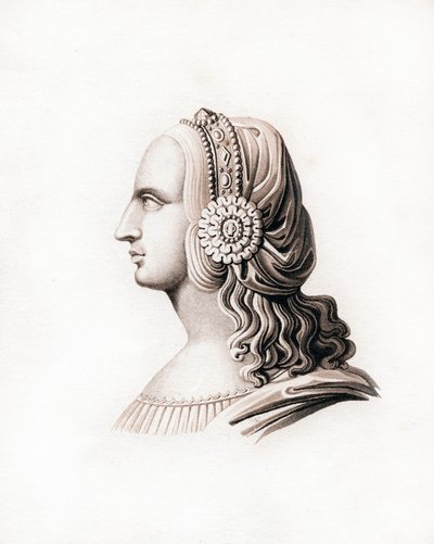 Pokrývka hlavy, začátek 16. století, 1843. od Henry Shaw