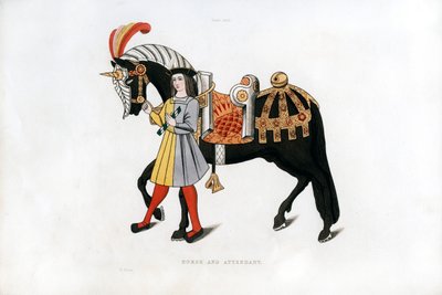 Kůň a doprovod, c1511, 1843. od Henry Shaw
