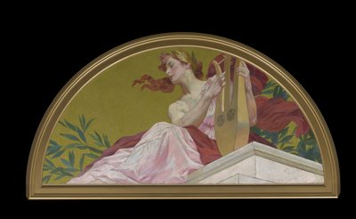 Múza lyrické poezie, 1893 od Henry Siddons Mowbray
