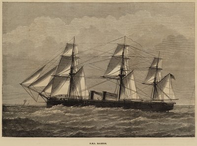 HMS Raleigh od Henry Spernon Tozer