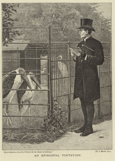 Biskupská vizitace od Henry Stacey Marks