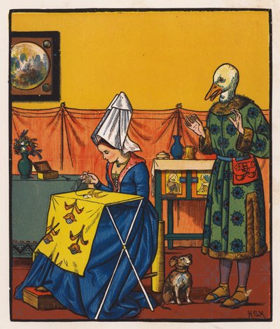 Goosey Gander (barevná litografie) od Henry Stacy (after) Marks