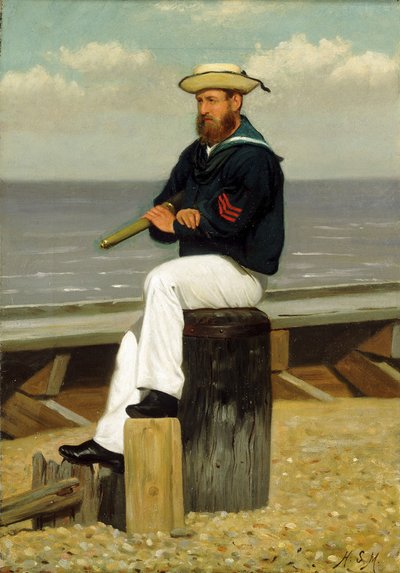 Námořník na vyhlídce, asi 1855 (olej na plátně) od Henry Stacy Marks
