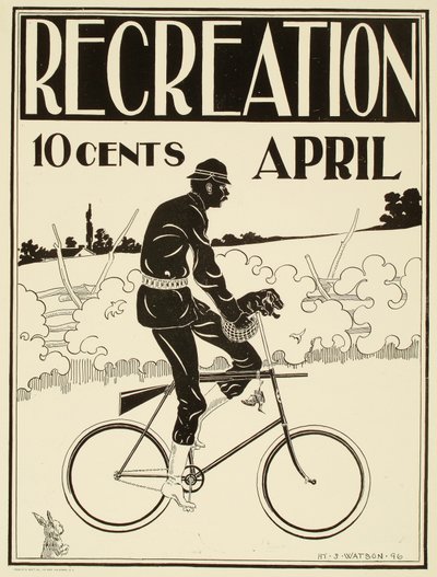 Rekreace, duben od Henry Sumner Watson