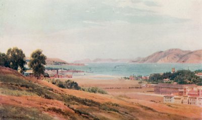 Zlatá brána (barevná lito) od Henry Sutton Palmer
