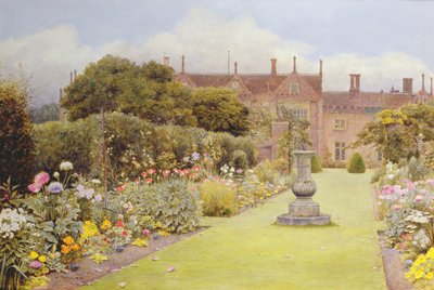 The Grass Walk, Helmingham Hall, 1892 (wc na papíře) od Henry Terry