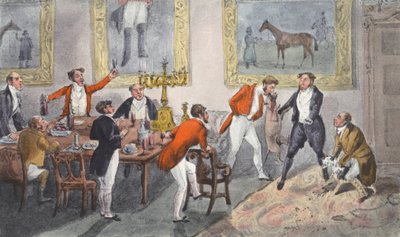 Krev a býčí pes (litografie) od Henry Thomas (after) Alken