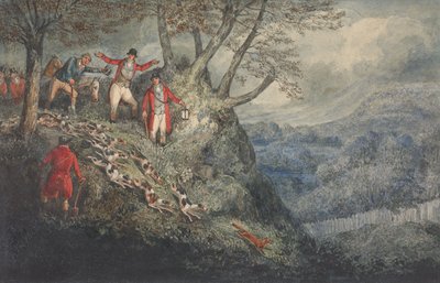 Ilustrace C.J. Apperleyho („Nimroda“), The Life of a Sportsman: „Noční scéna se sirem Thomasem Mostynem“ od Henry Thomas Alken