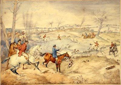 Lovecké scény: Tally-Ho od Henry Thomas Alken