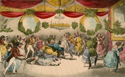 Pan Jorrocks dělá faux pas na Countess de Jacksons Ball, 1838 od Henry Thomas Alken