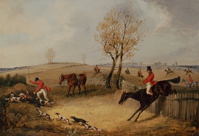 Přes plot (olej na plátně) od Henry Thomas Alken