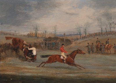 Scény ze steeplechase: Near the Finish, ca. 1845. od Henry Thomas Alken