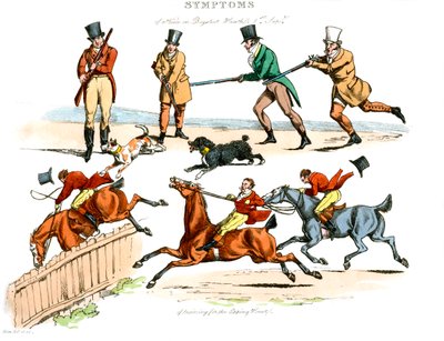 Symptomy pobavení, 1822. od Henry Thomas Alken