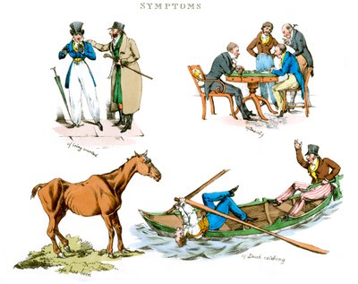 Symptomy pobavení, 1822. od Henry Thomas Alken