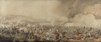 Bitva u Waterloo, 18. června 1815 (tužka a wc na papíře) od Henry Thomas Alken