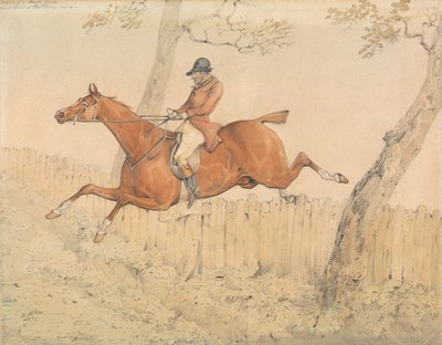 „Přeskočit parkový plot a snadno to zvládnout“ od Henry Thomas Alken