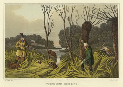 Střelba na vodní slepice (chromolit) od Henry Thomas Alken