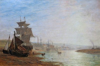 Odliv u Shorehamu, Sussex od Henry Thomas Dawson