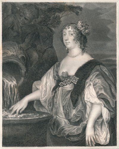 Lucy Percy, hraběnka z Carlisle, c1635-1637, počátek poloviny 19. století. od Henry Thomas Ryall
