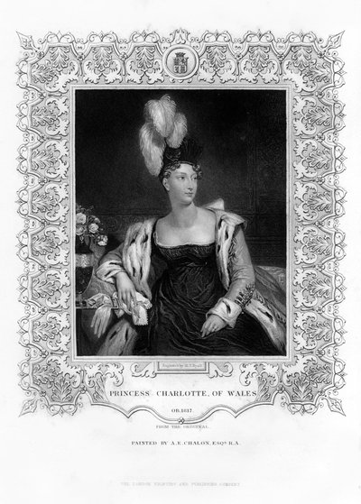 Princezna Charlotte Augusta z Walesu, 19. století. od Henry Thomas Ryall