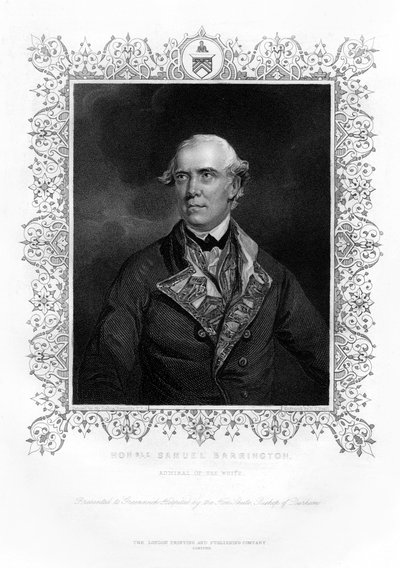 Samuel Barrington, britský admirál, 19. století. od Henry Thomas Ryall