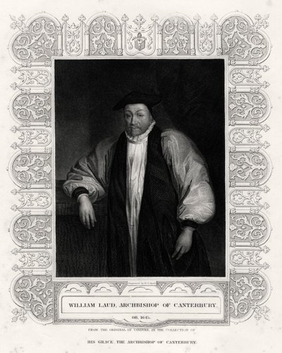 William Laud, arcibiskup z Canterbury, 19. století od Henry Thomas Ryall