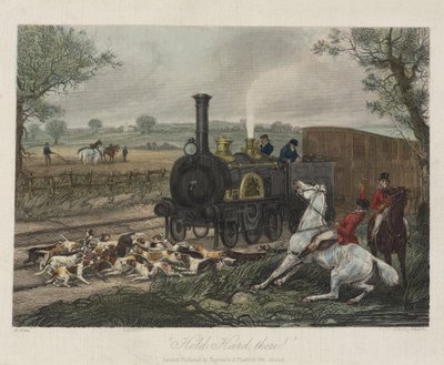 Hold Hard There!, vyryl J.H. Engleheart, 1850 od Henry Thomas after Alken