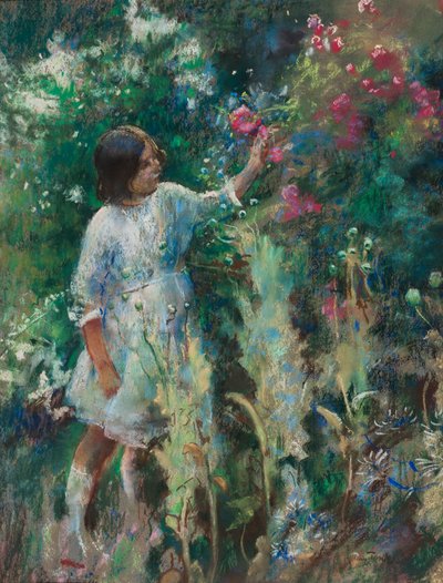V zahradě, kolem roku 1900 od Henry Tonks