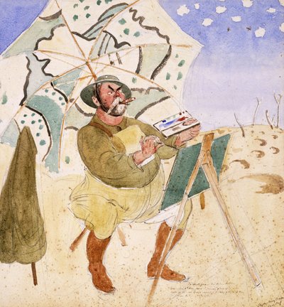John Singer Sargent Painting od Henry Tonks