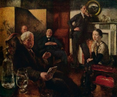 Sobotní noc v údolí, 1928-9 od Henry Tonks