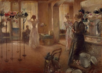 Kloboučnictví, 1892. od Henry Tonks