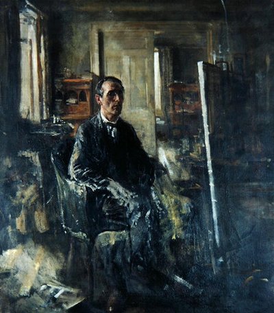 Walter Westley Russell (olej na plátně) od Henry Tonks