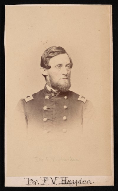 Portrét Ferdinanda Vandeveera Haydena 1829-1887, cca 1860. od Henry Ulke