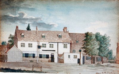 The Three Colts Inn, Hackney, Londýn, c1795 od Henry Vaughan