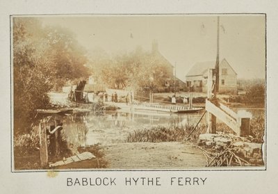 Bablock Hythe Ferry od Henry W. Taunt