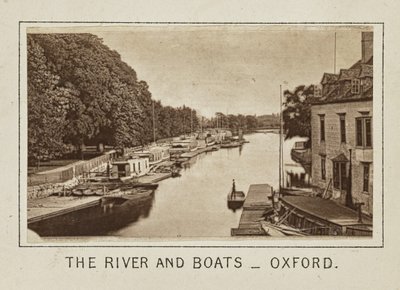 Řeka a lodě - Oxford od Henry W. Taunt