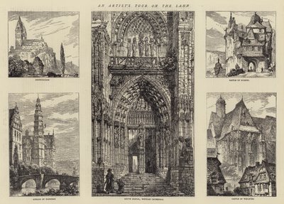 Umělecká prohlídka na Lahn od Henry William Brewer